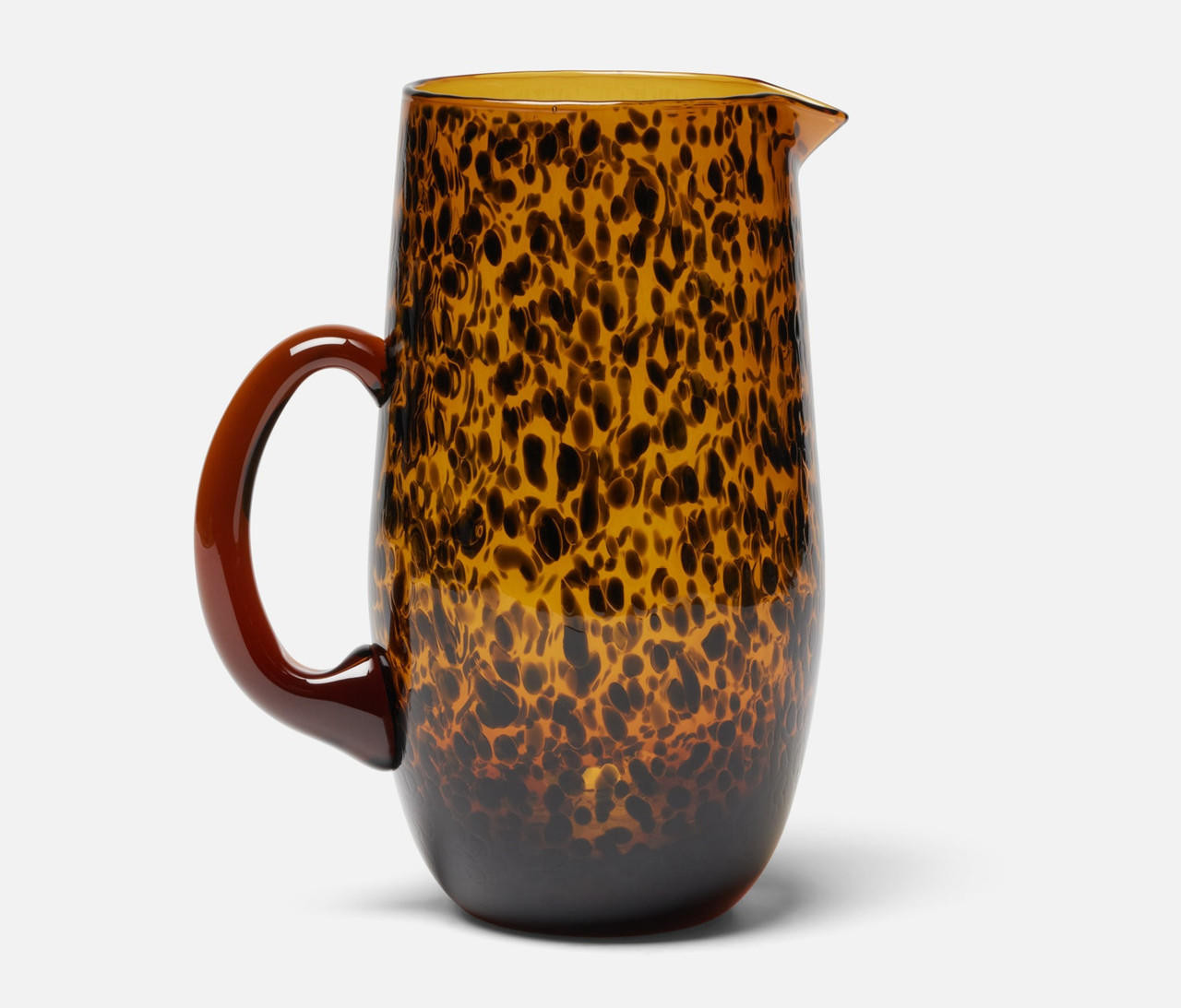Andrew Mint Tortoise Hand Blown Pitcher | Drinkware