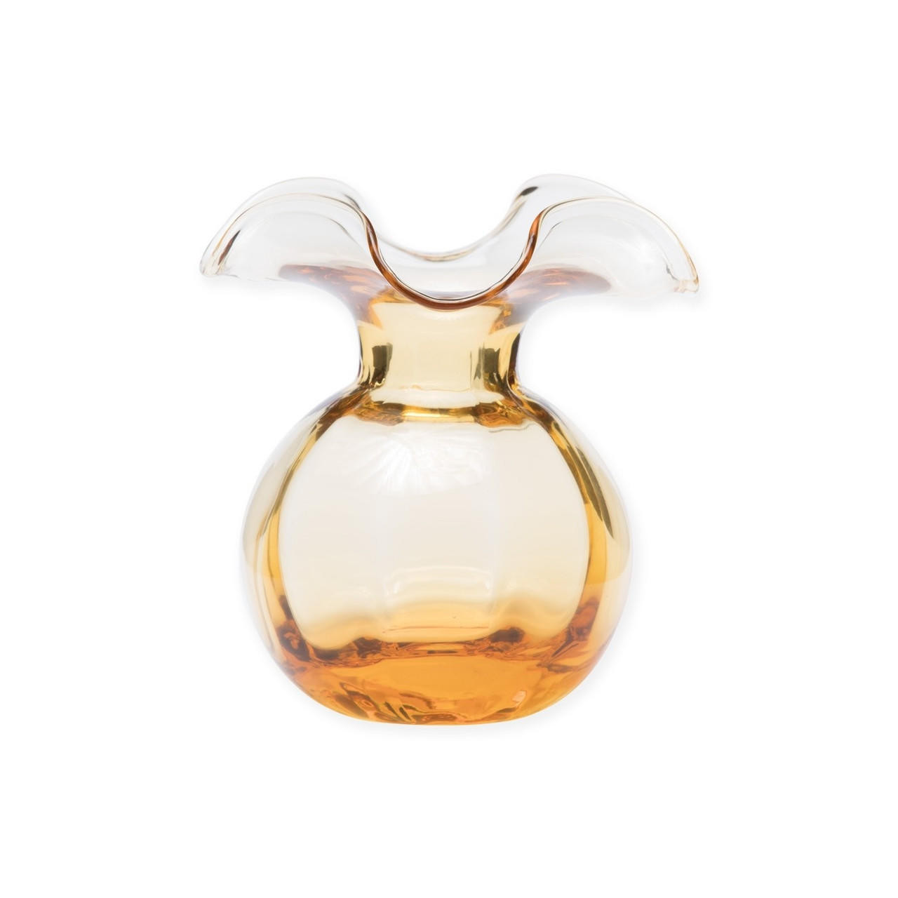 Hibiscus Glass Bud Vase - Red