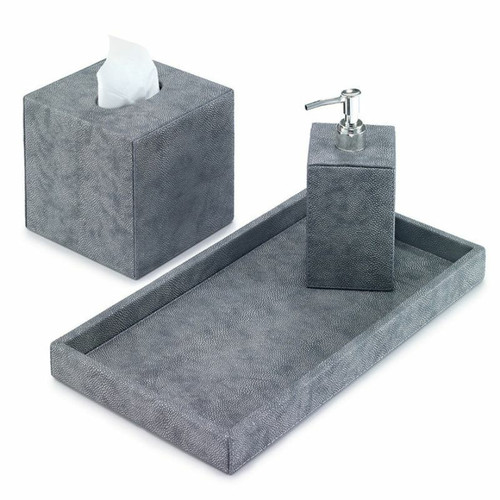 Stingray Grey Bath Set