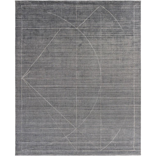 Surya Hightower Gray Viscose Rug 