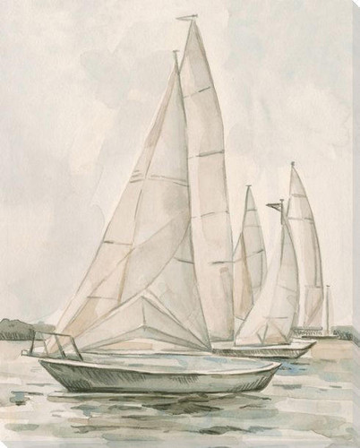 Art Classics Old World Sail Scribble II Canvas 