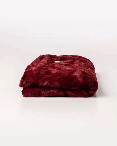 Keiki Co. Bella Lux Crimson Throw Blanket 