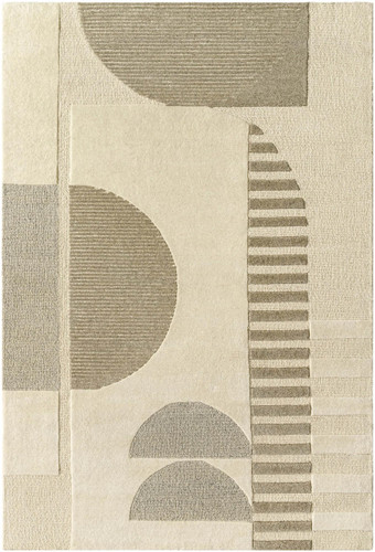 Surya Brooklyn Hand Tufted Cream Wool Rug 