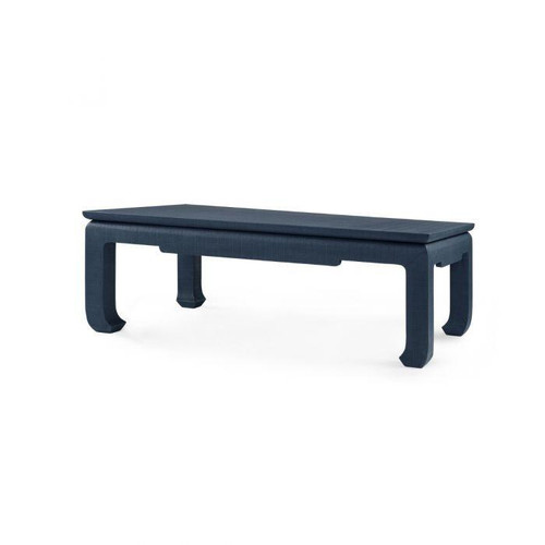 Villa & House Bethany Storm Blue Large Rectangular Coffee Table 