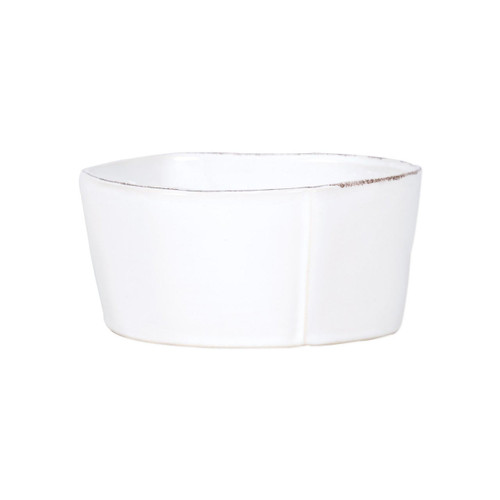 Vietri Lastra White Medium Serving Bowl 