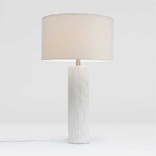 Made Goods Russell White Plaster Lamp 