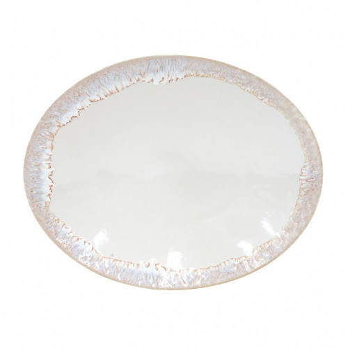 Casafina Taormina White Oval Platter 