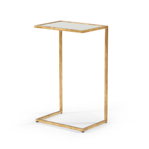 Chelsea House Marsden Mirror Top Gold Side Table