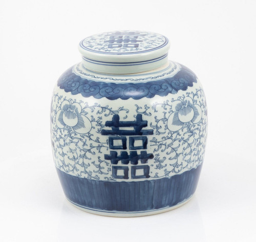 Legends of Asia Blooming Double Happiness Jar 