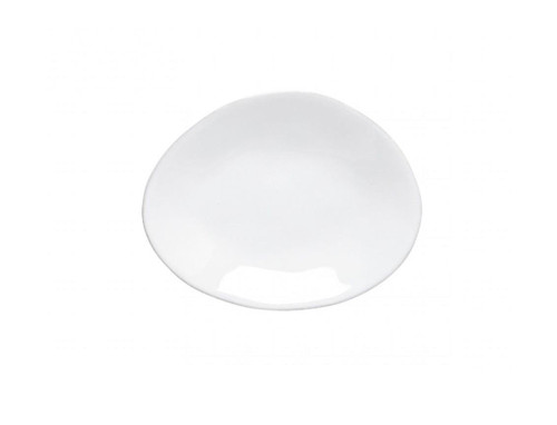 Costa Nova Livia White Small Oval Bread Plate 