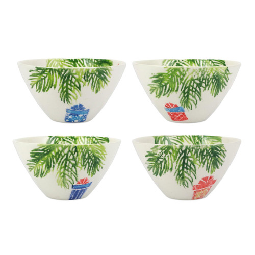 Vietri Nutcrackers Assorted Cereal Bowls (Set of 4) 