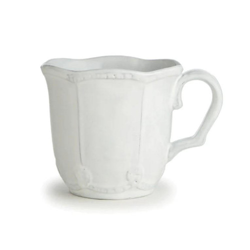 Arte Italica Bella Bianca Beaded Mug 