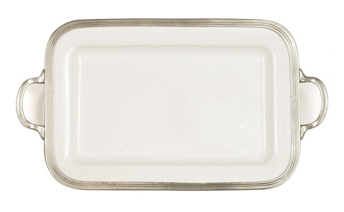 Arte Italica Tuscan Rectangular Tray with Handles 