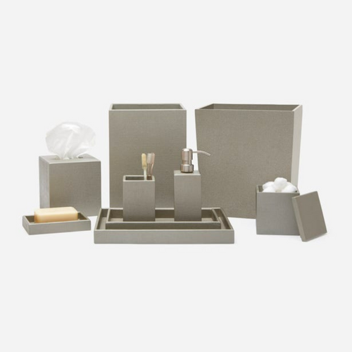 Dannes Light Gray Bath Set