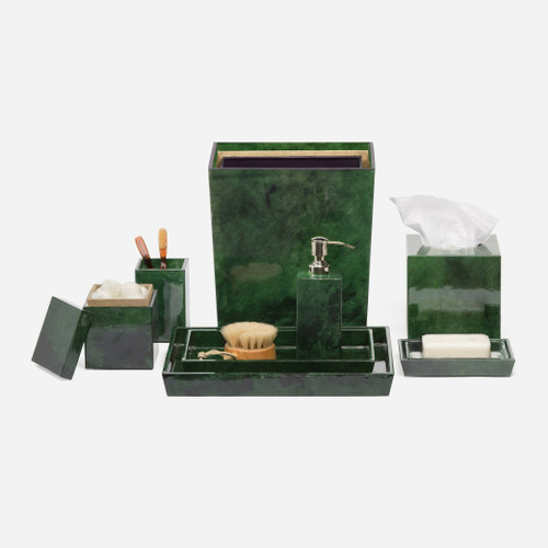 Carlow Emerald Green Bath Set
