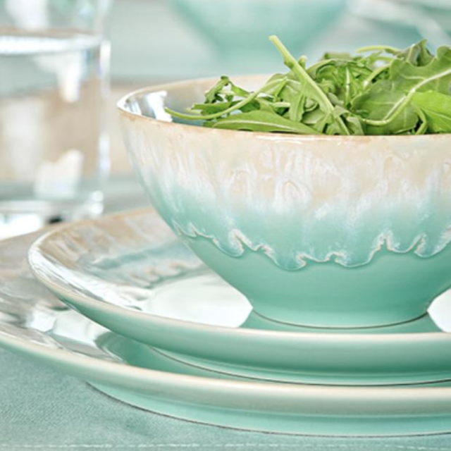 Elegant Tableware: Taormina Aqua Dinnerware