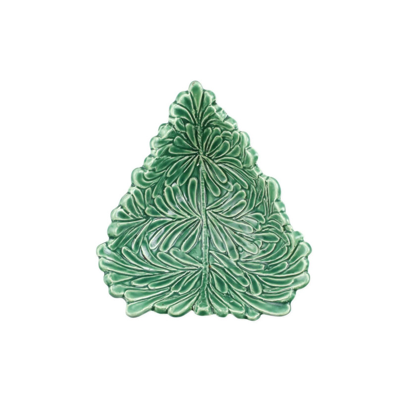 Vietri Lastra Holiday Figural Tree Bowl 