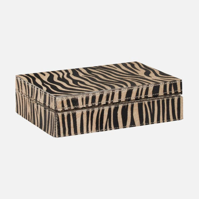 Pigeon and Poodle Lesten Baby Tiger Print Double Deck Boxes (Set of 2) 