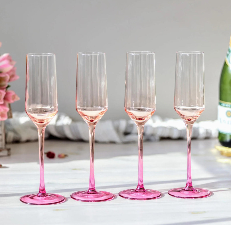 Flora Champagne Flute (Set of 4)