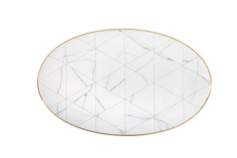 Buy Carrara Large Oval Platter online at BelleandJune.com | Serveware