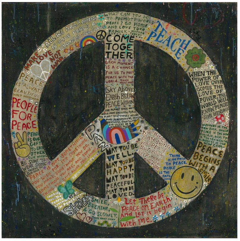 Sugarboo Designs Choose Peace Wall Art 