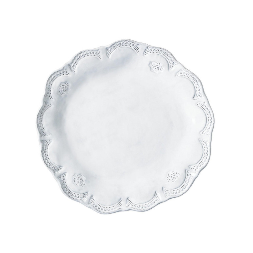 Vietri Incanto Lace European Dinner Plate 