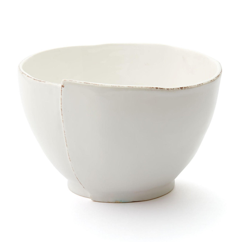 Vietri Lastra White Deep Serving Bowl 