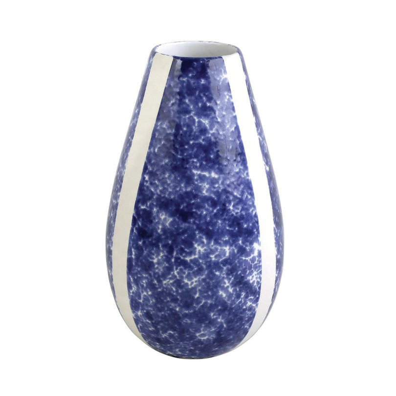 Vietri Santorini Sponged Vase 