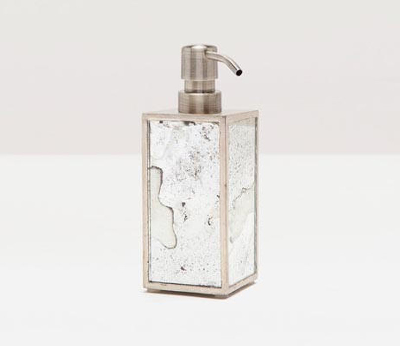 Pigeon and Poodle Atwater Soap Pump - Silver Leaf 