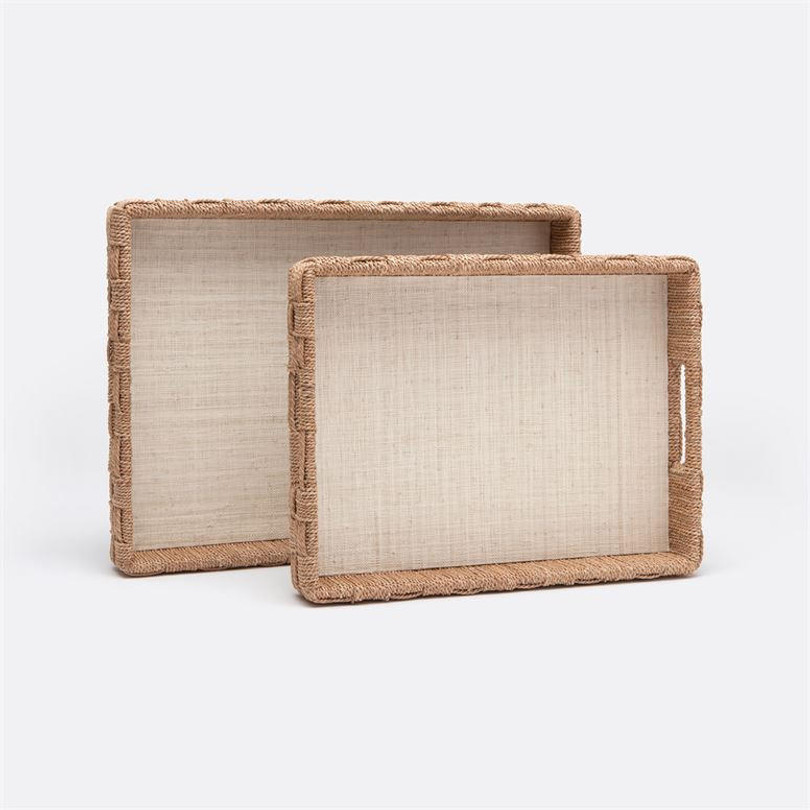 Made Goods Heather Woven Tray Set 