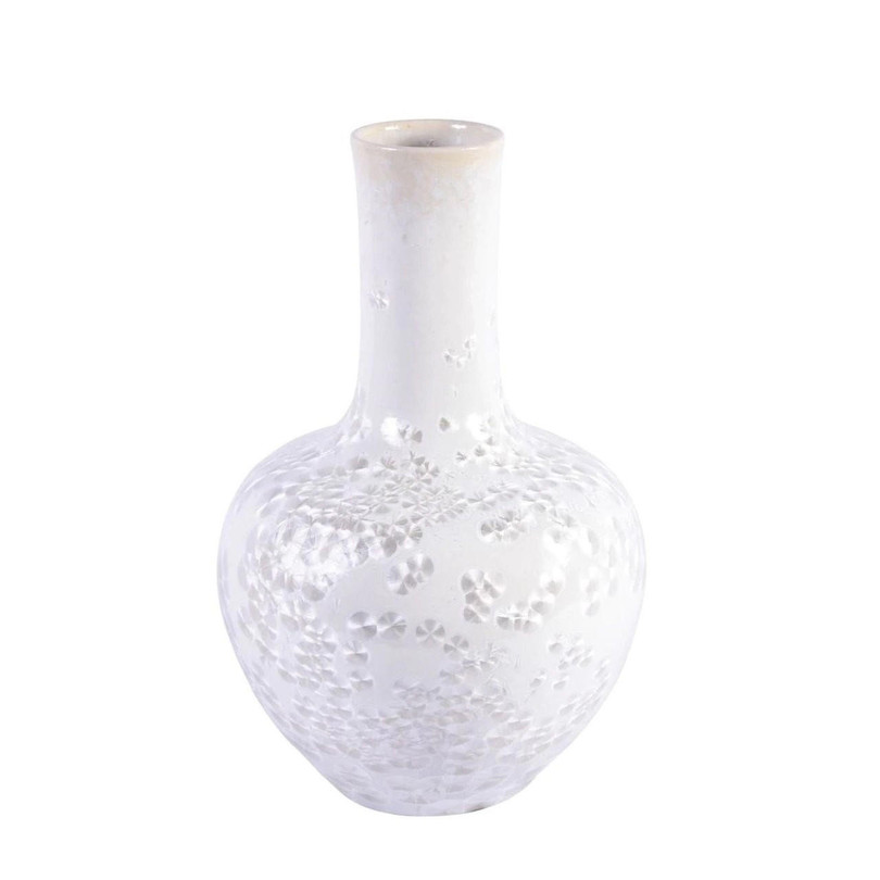 Legends of Asia Crystal Shell Globular Vase 