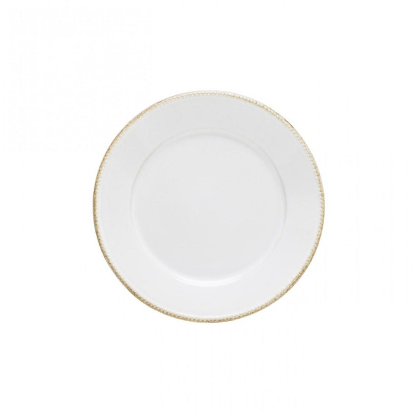 Costa Nova Luzia White Round Salad Plate (Min of 4) 