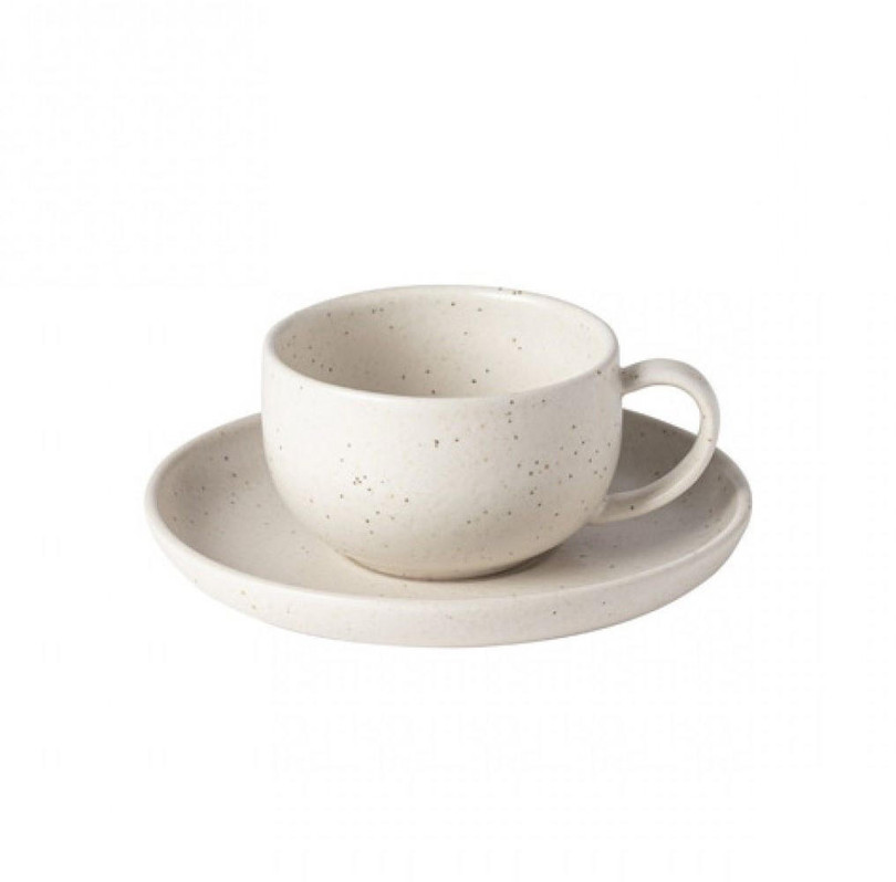Casafina Pacifica Vanilla Tea Cup and Saucer (Min of 4)