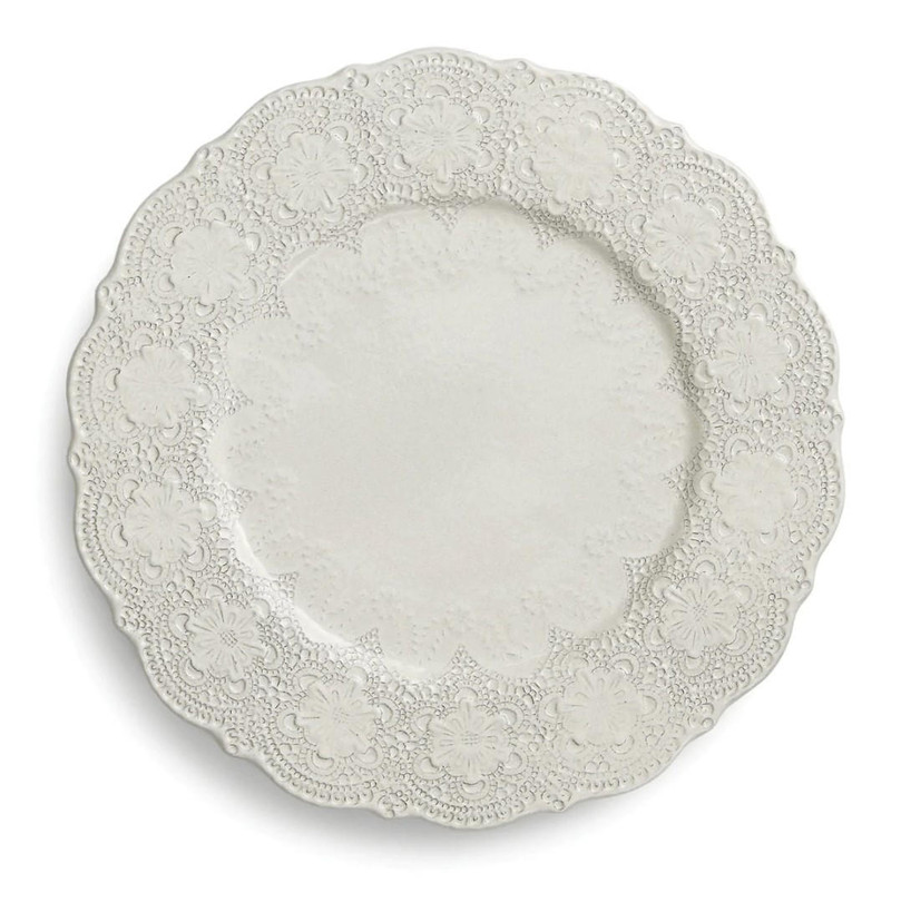 Arte Italica Merletto Antique Lace Charger 