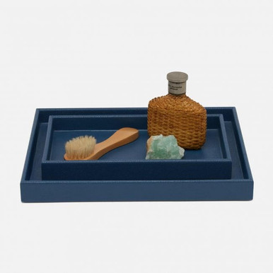 Dannes True Navy Tray Set | Bathroom Accessories