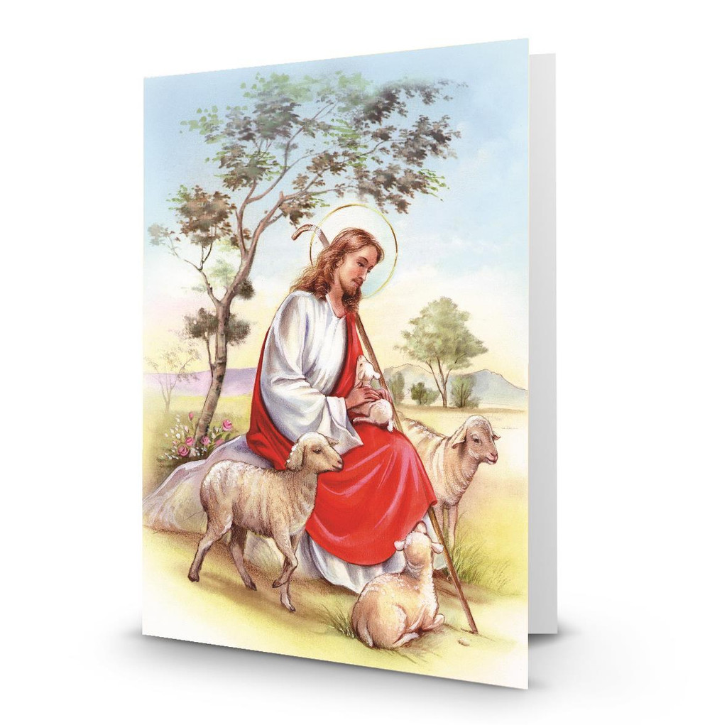 Jesus with Sheep