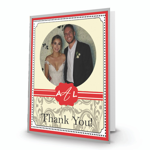 Red Thank You Portrait- Box Mailed To You (BMTY)