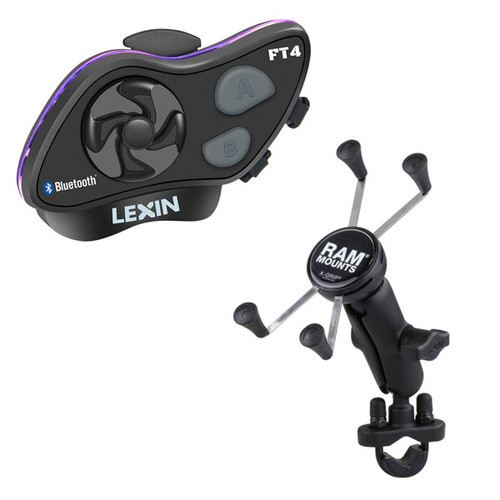 Lexin FT4 Bluetooth Headset RAM Kit