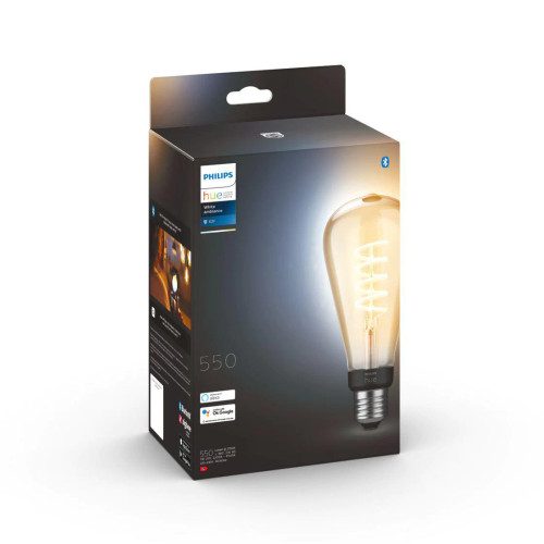 Philips Hue White Ambiance Filament ST72 E27 with Bluetooth  (HUEWAFILST72E27BT)