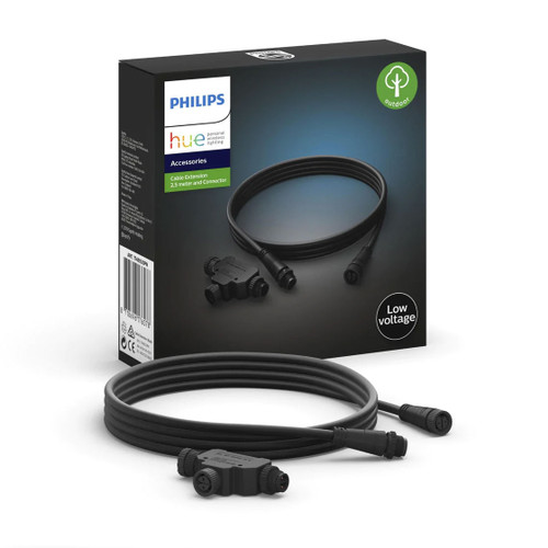 Philips Hue LV 2.5m Outdoor Extension Cable and T-Part