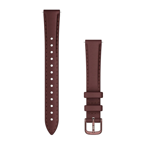 Garmin Lily 2 Band (14mm) - Mulberry Leather with Dark Bronze Hardware