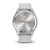 Garmin vivomove Trend Silver Stainless Steel Bezel with Mist Grey Case and Silicone Band