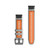 Garmin Quickfit 22mm Fog Grey Ember Orange Silicone Band