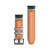 Garmin Quickfit 26mm Fog Grey Ember Orange Silicone Band