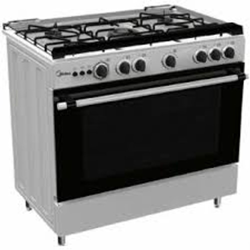 Midea Half Inox 5 Burners Gas Cooker  36LMG5G024-S