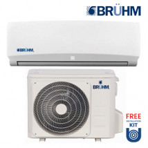 BRUHHM 1HP Split Unit Air Conditioner (AC)+Kit 09CR