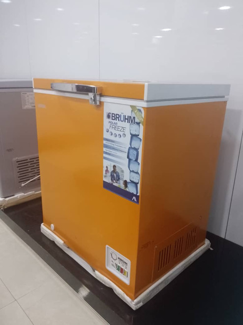 Bruhm Chest Freezer BCS-150MB Orange- 150ltrs