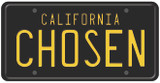 CALIFORNIA PLATE/PLACAS