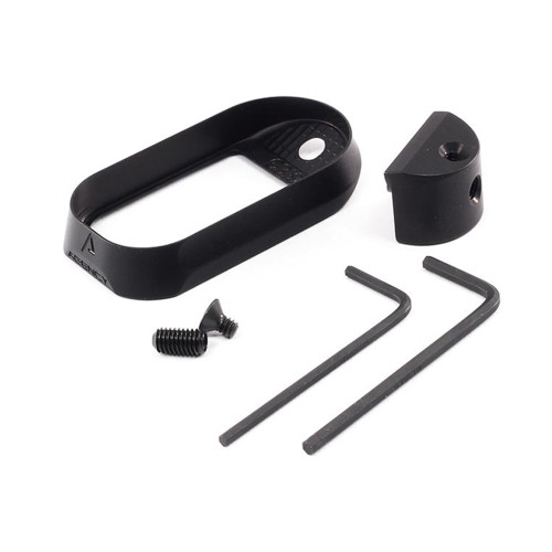 AGENCY ARMS MAGWELL

FOR GLOCK 19 GEN 3




The Agency Arms magwell was designed specifically for duty/combat usage. It has a streamline design which positions the hand up higher into the firearm and offers an increased funnel vs their EDC Magwell. Their magwells are not universal fit, they are designed to work with the installed backstrap (if any).




Machined from 6061 Aluminum
Type 3 Hard Anodized
Perfect for IWB or OWB Carry












GLOCK DISCLAIMER: This product is not manufactured, authorized, endorsed, or warranted by GLOCK. GLOCK does not warrant or represent that this product is compatible with GLOCK pistols.




GLOCK DISCLAIMER:“GLOCK” is a federally registered trademark of GLOCK, Inc. and is one of many trademarks registered by GLOCK, Inc. and GLOCK Ges.m.b.H. Neither Chosen Armory nor this site are affiliated in any manner with, or otherwise endorsed by, GLOCK, Inc. or GLOCK Ges.m.b.H. The use of any “GLOCK” trademarks on this page is merely to advertise the sale of pistols, parts, components or accessories that are compatible with GLOCK. For genuine GLOCK, Inc. and GLOCK Ges.m.b.H. products and parts visit www.glock.com.