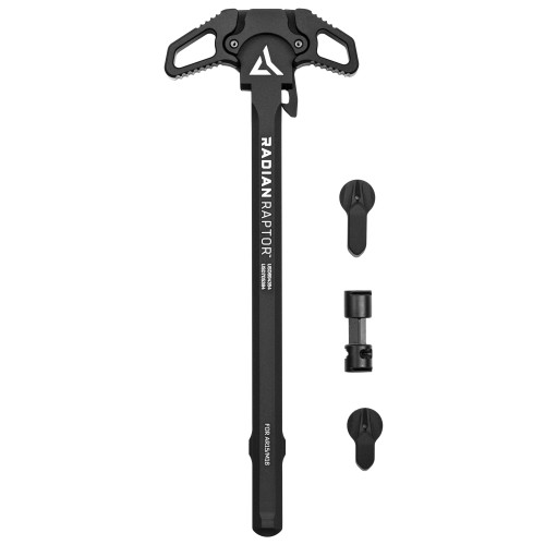 RADIAN WESPONS RAPTOR / TALON COMBO

CHARGING HANDLE / SAFETY SELECTOR







The Raptor is truly revolutionary in design & function. From rapid palm blading or finger thumb charges of the weapon, the motion is fluid & fast from either strong or support side. Made in the USA from aircraft grade 7075 aluminum and milspec anodized.

The Talon™ ambidextrous safety selector is a modular design that can be installed as a standard 90° or as a 45° short throw by simply rotating the shaft 180° inside the lower receiver. Selector levers install using a precision machined dovetail interface with spring-loaded retention stud to lock the lever in place – no screws to come loose or break. The Talon is compatible with most semi-automatic AR15 & AR10/SR25-pattern rifles.

Aircraft Grade 7075 Aluminum
Ambidextrous
Mil-Spec Anodized
Made in the USA